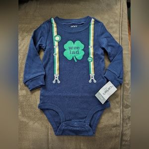 St. Patrick's Day Carter's onesie 🍀